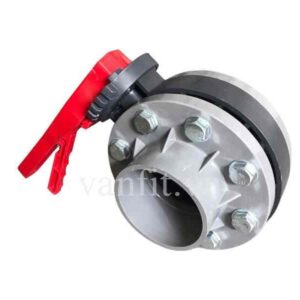 VAN BƯỚM TAY GẠT MẶT BÍCH UPVC - VANFIT