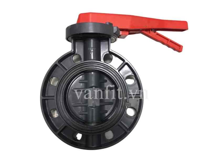 VAN BƯỚM TAY GẠT UPVC - VANFIT